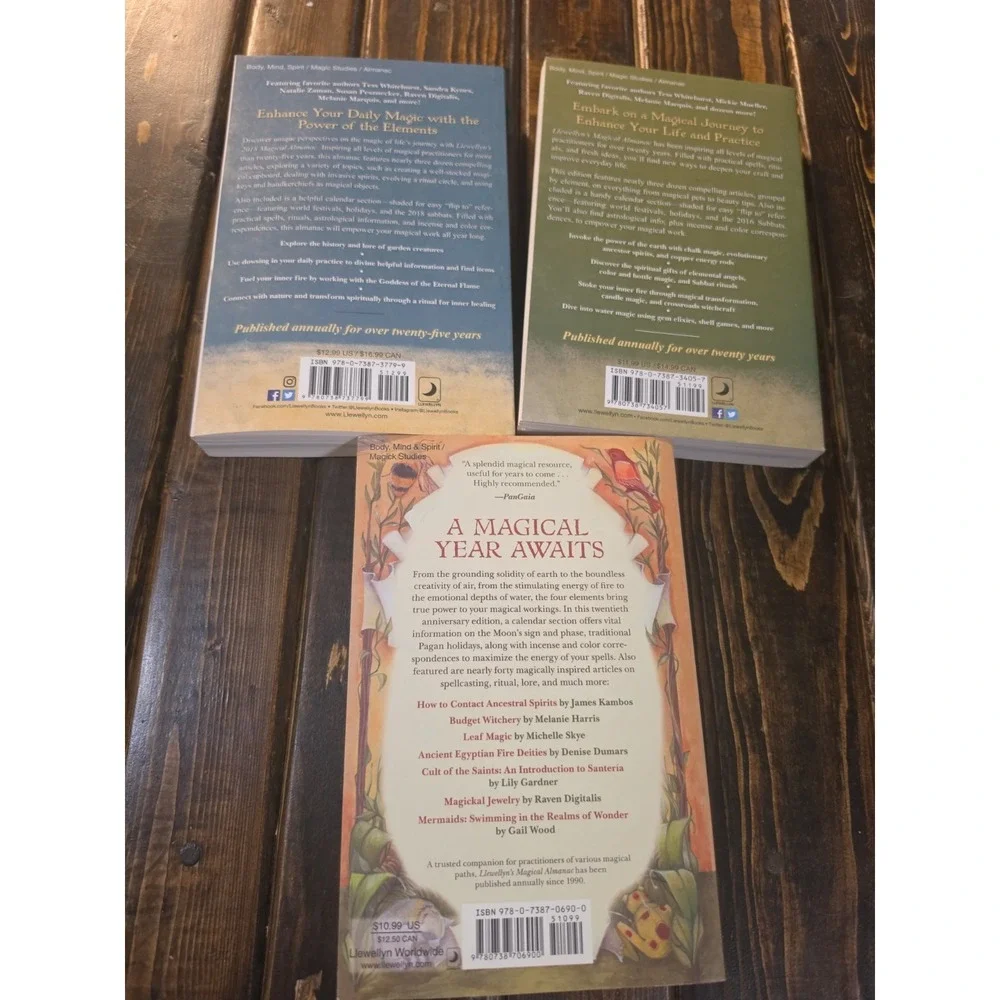 Llewellyns 2010,2018,2016 Magical Almanac: Practical Magic for Everyday Living